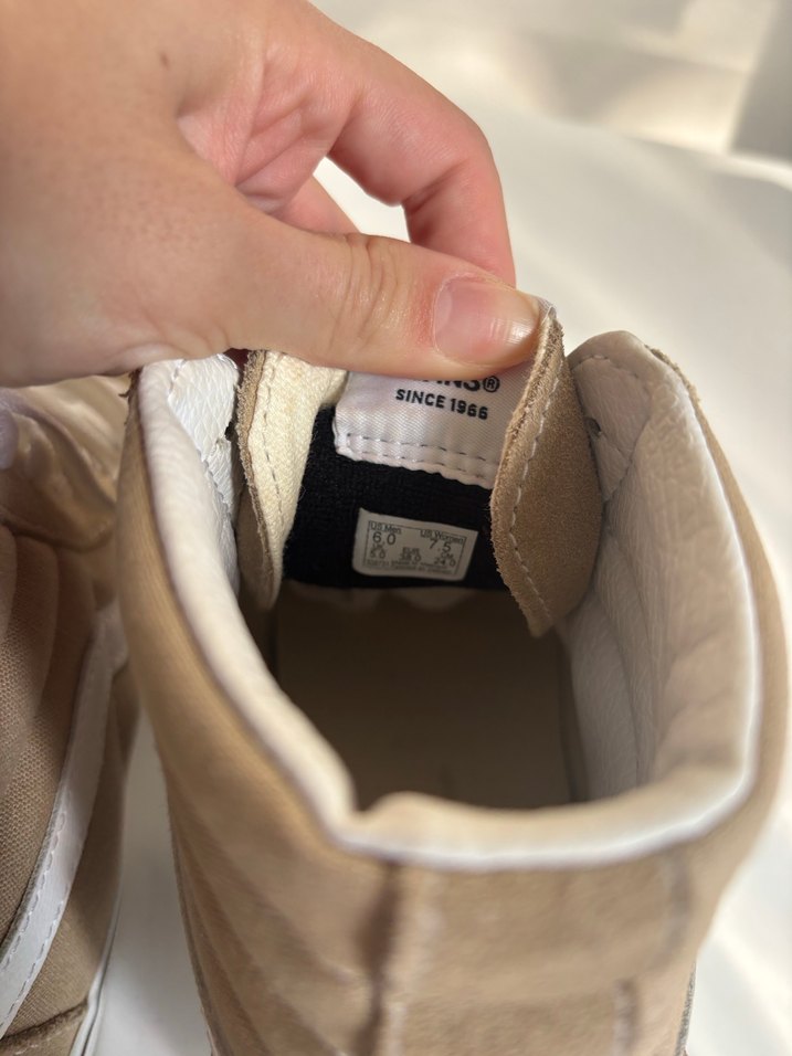 Bej Süet Bilekli vans - Görsel 5