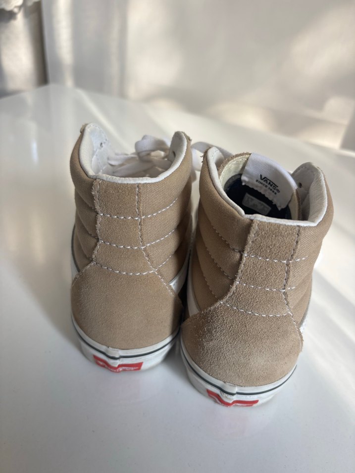 Bej Süet Bilekli vans - Görsel 4