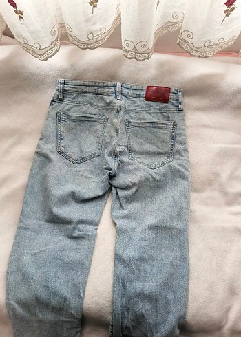 Erkek Mavi Kot Pantolon - Görsel 6