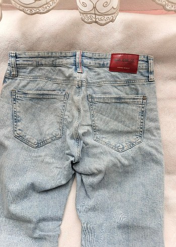 Erkek Mavi Kot Pantolon - Görsel 3