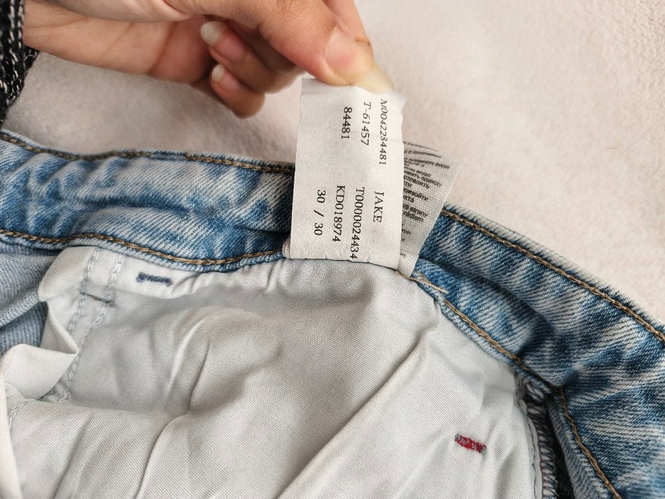 Erkek Mavi Kot Pantolon - Görsel 5