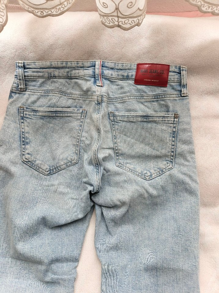 Erkek Mavi Kot Pantolon - Görsel 3