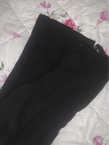 Stradivarius Siyah kumaş pantolon