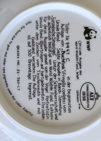 Çiçek ve Kuş Desenli Çok Renkli Tabaklar - Görsel 6