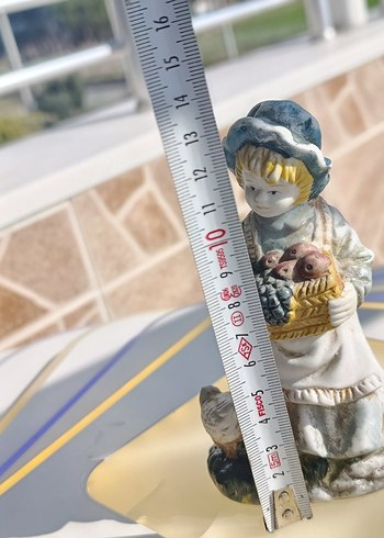 Pastel Renkli Beyaz Figürin - Görsel 7