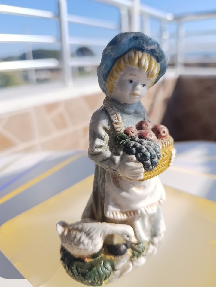 Pastel Renkli Beyaz Figürin - Görsel 5