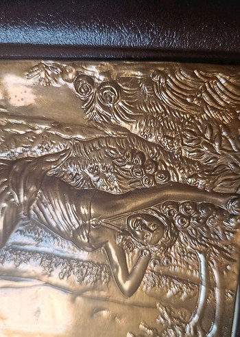 Kabartmalı Deri Kapaklı Dini Kitap - Görsel 4