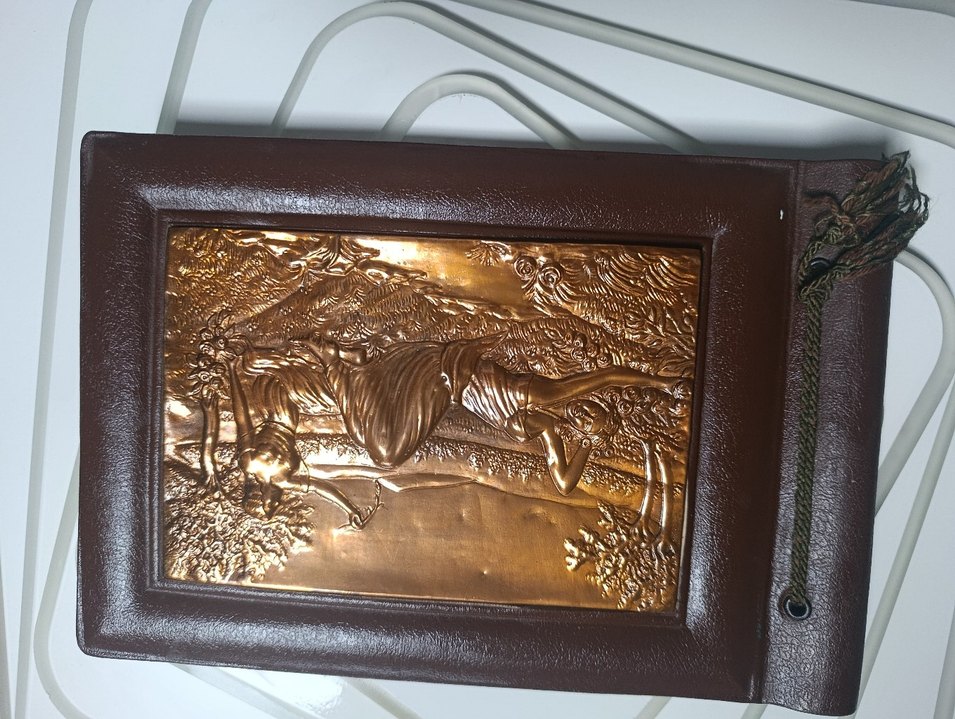 Kabartmalı Deri Kapaklı Dini Kitap - Görsel 5