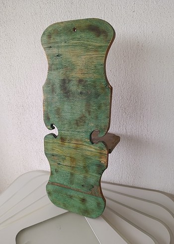 Parlak Turkuaz Renkli Ahşap Kaşıklık - Görsel 2