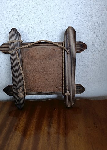 Koyu Kahverengi Ahşap Çerçeve - Görsel 7