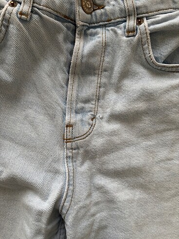 38 Beden mavi Renk Straight Fit Jean