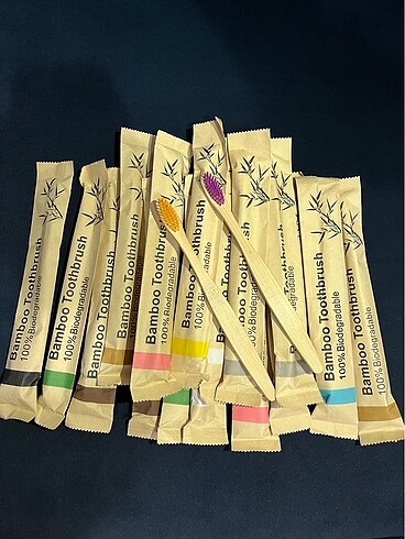 Bambu diş fırçaları