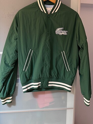 Lacoste yeşil s/m 48 beden erkek ceket