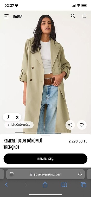 Stradivarius Trençkot