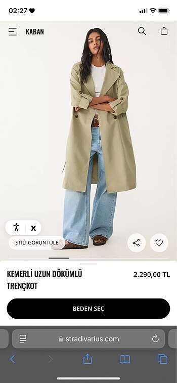 Stradivarius Stradivarius Trençkot