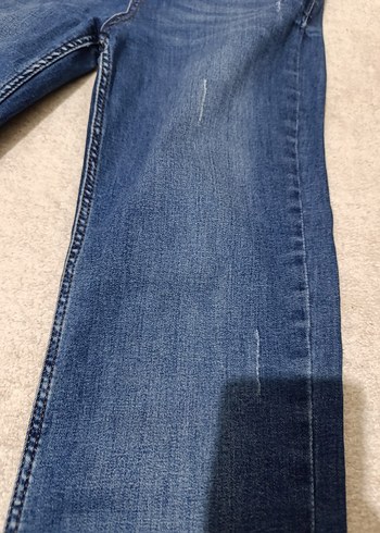 Kadın Mavi Denim  Kot Pantolon - Görsel 3