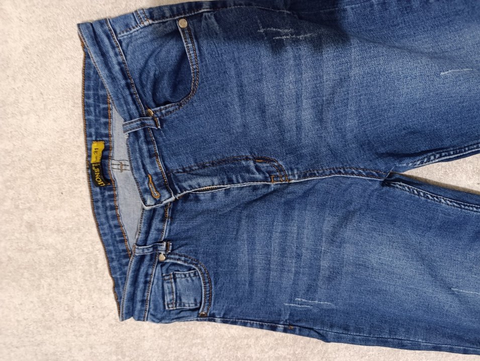 Kadın Mavi Denim  Kot Pantolon - Görsel 4