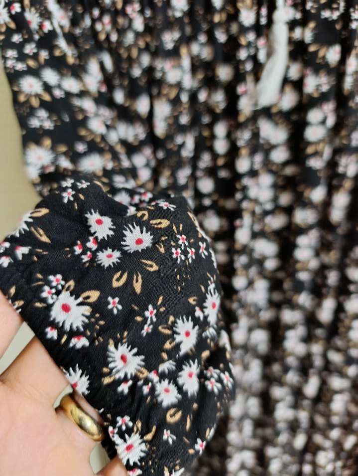 Kadın Siyah Uzun Elbise - Görsel 5