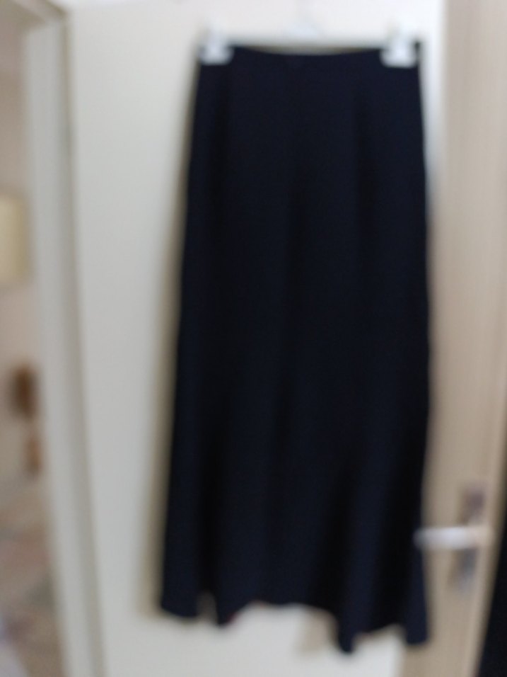 Drapeli Uzun Pembe Kadın balık Etek - Görsel 2