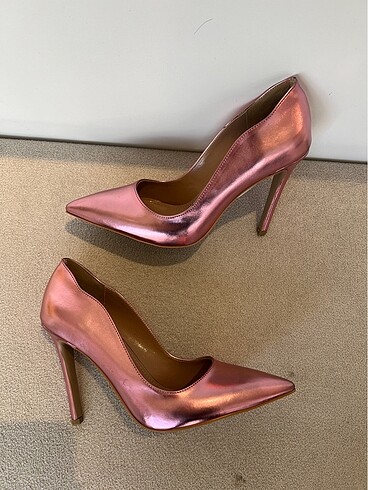 sedefli pembe stiletto