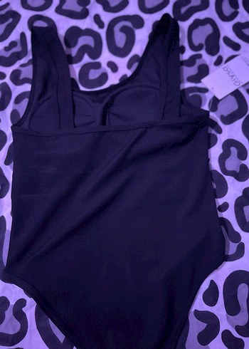 Kadın Siyah Basic Kolsuz Mayo - Görsel 2