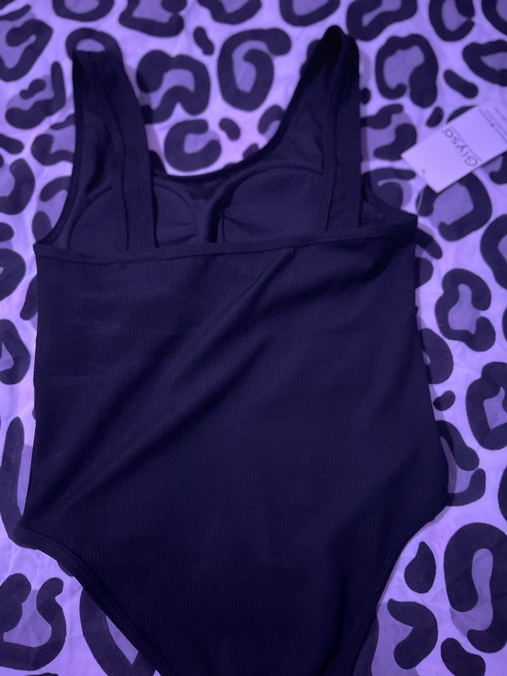 Kadın Siyah Basic Kolsuz Mayo - Görsel 2