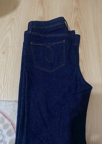 Lacivert Kadın Denim Pantolon - Görsel 4