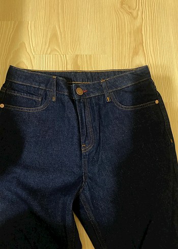 Lacivert Kadın Denim Pantolon - Görsel 2