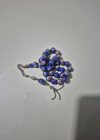 fransiz mineli  gümüş Renkli  Tesbih 10 mm koleksiyonluk. - Görsel 3