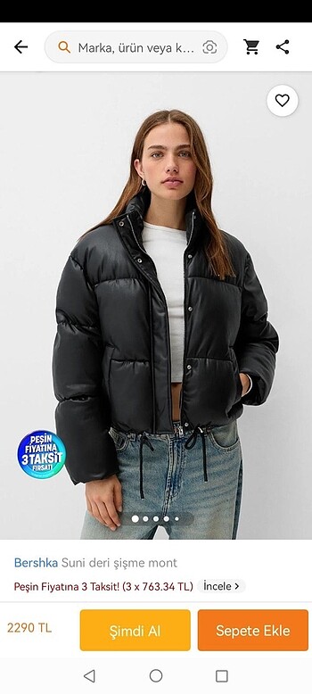 bershka sisme mont