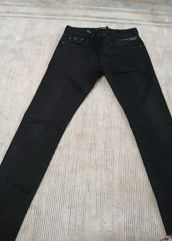 Erkek Siyah kot pantalon