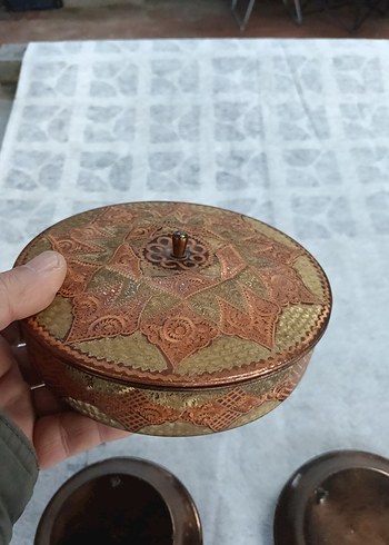 Antika Erzincan işi bakır obje - Görsel 5