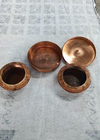 Antika Erzincan işi bakır obje - Görsel 3