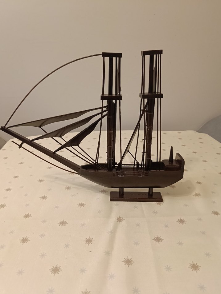 Ahşap Büyük Boy Yelkenli - Görsel 2