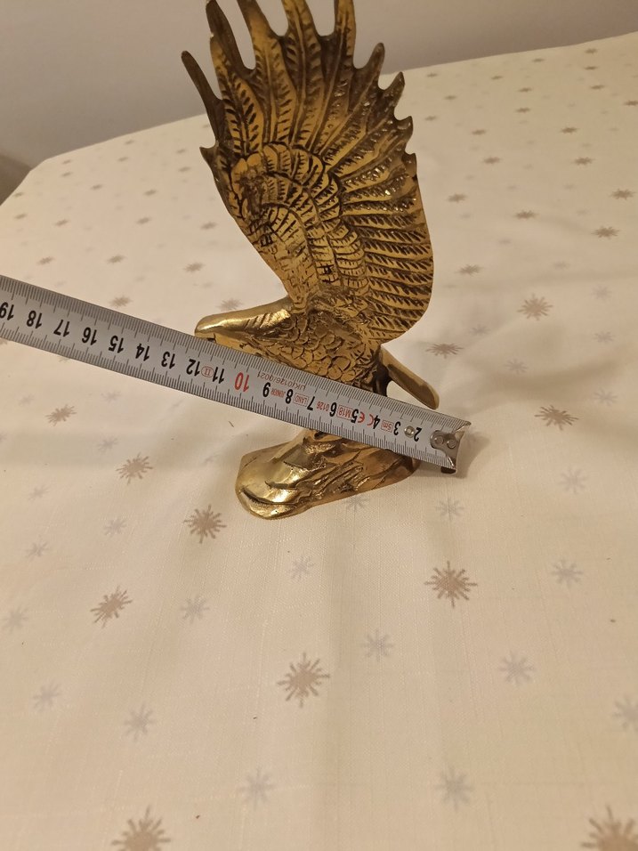 Antika Pirinç Kartal Figürü - Görsel 5
