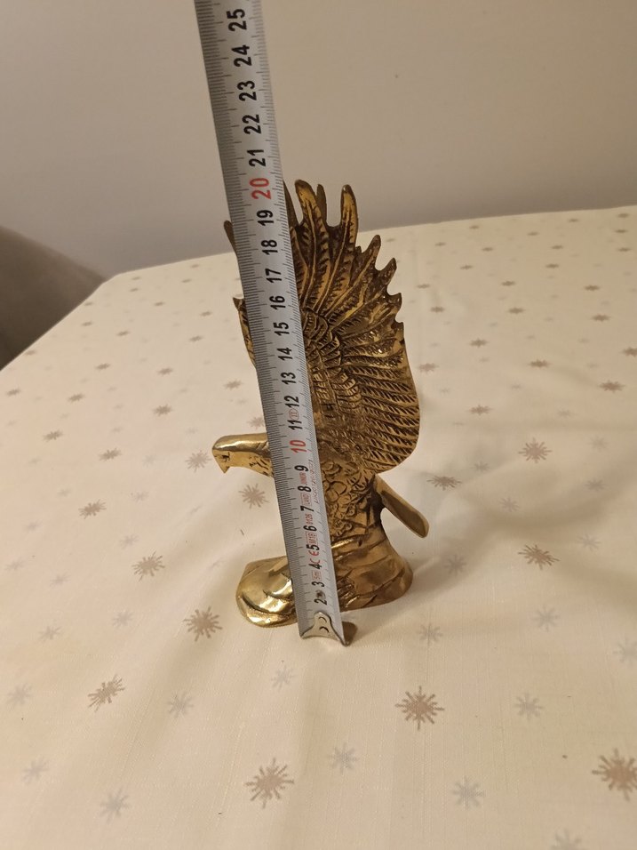 Antika Pirinç Kartal Figürü - Görsel 4