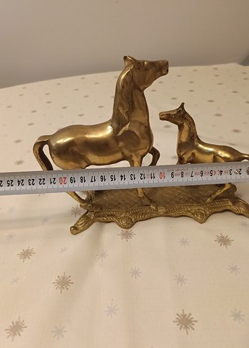 Antika Pirinç Yavrulu At - Görsel 5