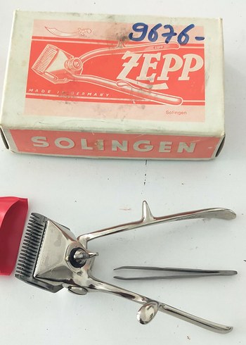 Antika Solingen Zepp Kutulu Traş Makinesi - Görsel 3