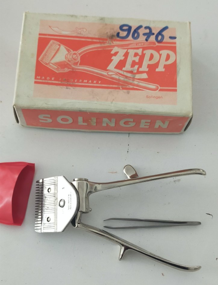 Antika Solingen Zepp Kutulu Traş Makinesi - Görsel 4