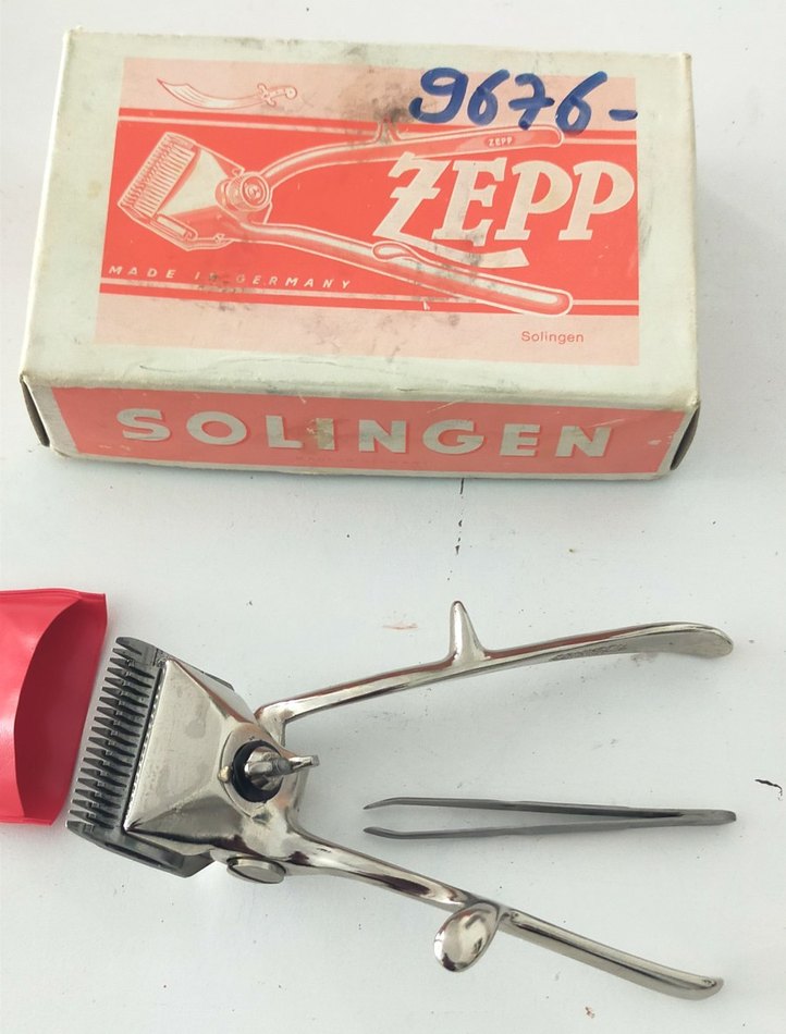 Antika Solingen Zepp Kutulu Traş Makinesi - Görsel 3
