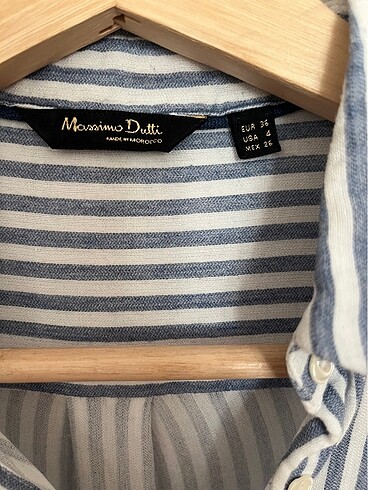 36 Beden Massimo Dutti Yumuşak Gömlek