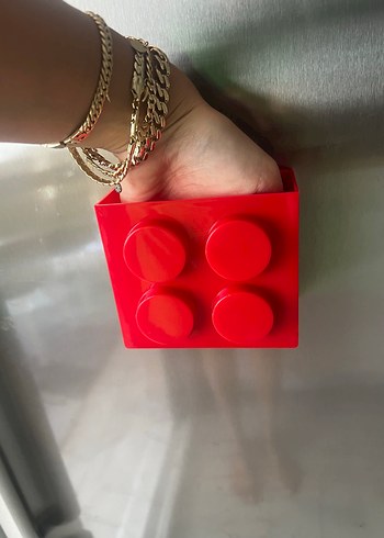 Kırmızı Lego Blok Magnet - Görsel 3