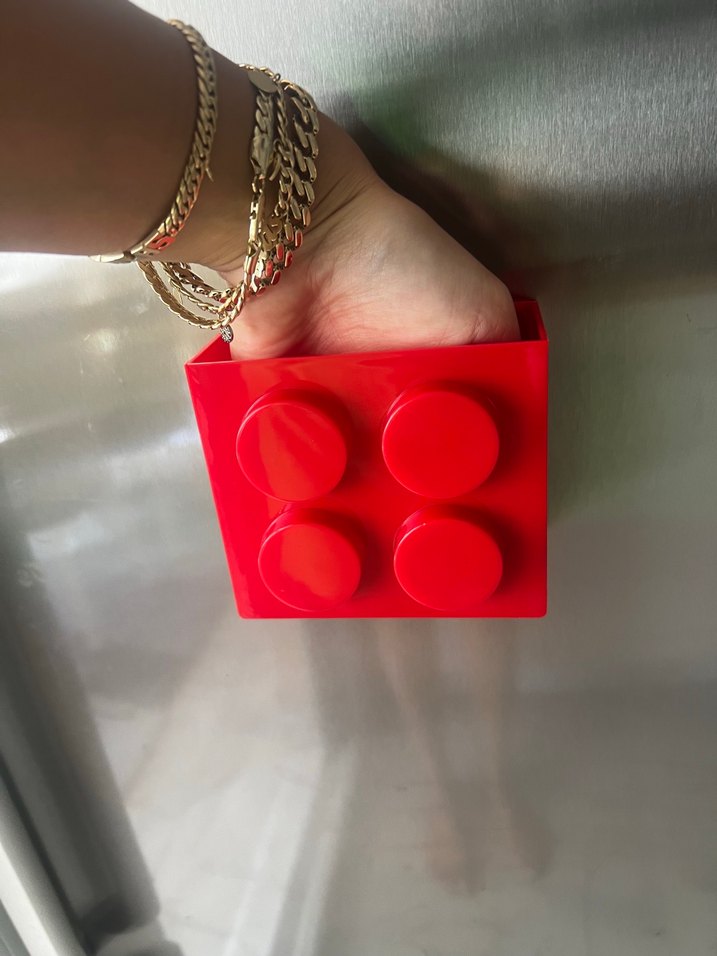Kırmızı Lego Blok Magnet - Görsel 3