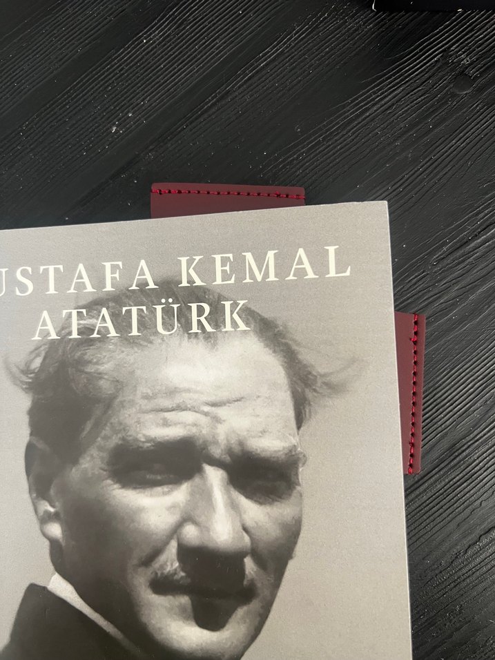 Bordo Deri Mouse Pad kitap ayraçı harry pother - Görsel 4