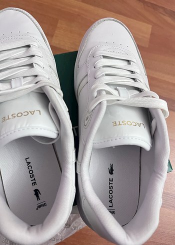 Beyaz Lacoste Kadın Spor Ayakkabı orijinal - Görsel 5