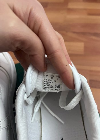 Beyaz Lacoste Kadın Spor Ayakkabı orijinal - Görsel 4