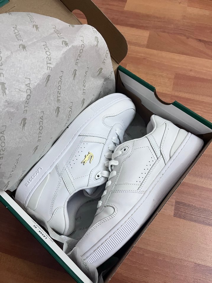 Beyaz Lacoste Kadın Spor Ayakkabı orijinal - Görsel 3