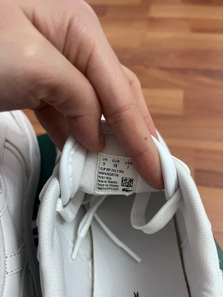 Beyaz Lacoste Kadın Spor Ayakkabı orijinal - Görsel 4