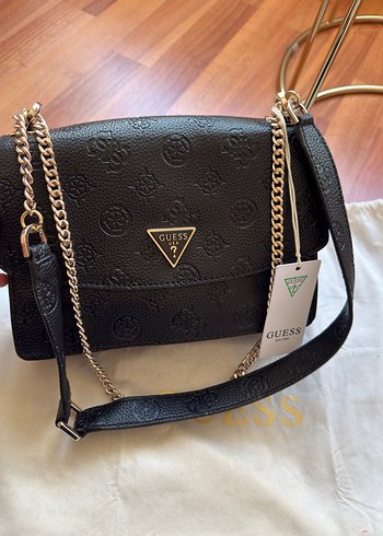 Zincir Detaylı Siyah Deri Kadın Çanta - Görsel 6