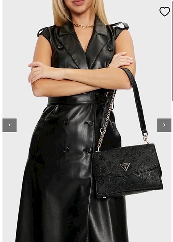 Zincir Detaylı Siyah Deri Kadın Çanta - Görsel 9
